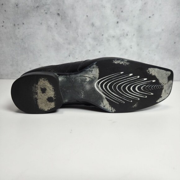 Kenneth Cole Reaction On That Note Black Leather Slip-On Shoes Mens 9M Medium - Picture 10 of 11